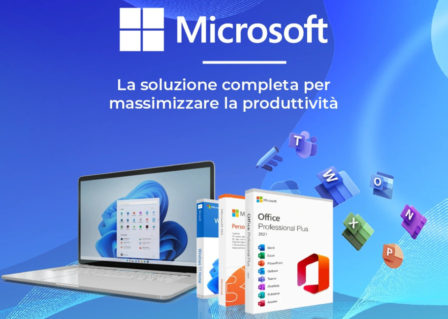 La versione di OFFICE per le aziende, Office 2021 Professional Plus, è una suite stabile e affidabile.